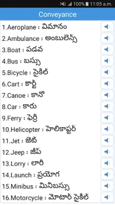 Daily Words English to Telugu android App screenshot 1
